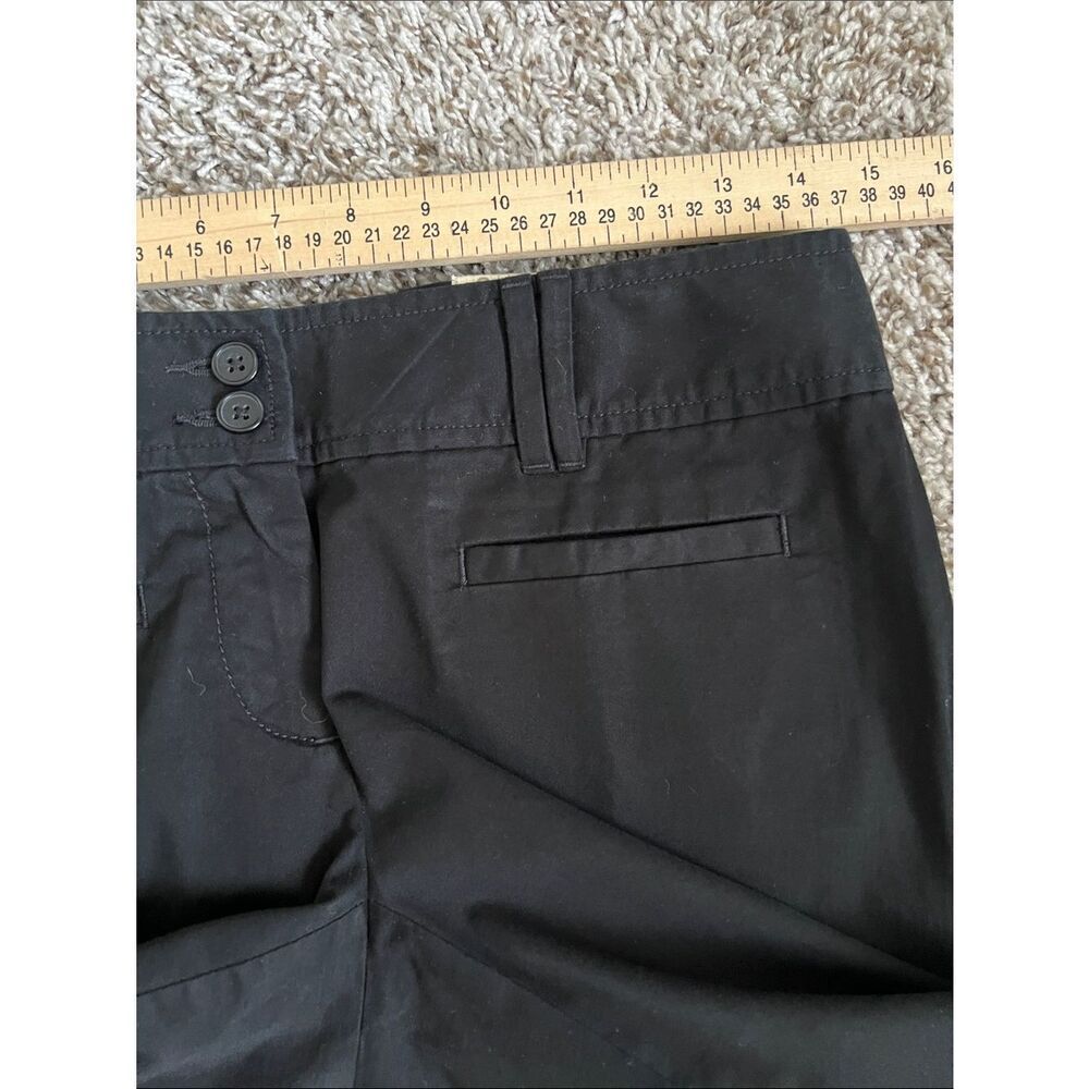 NWT LOFT Julie Cropped Pants Skinny Black in Size 0 - Picture 11 of 14